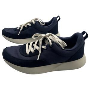 Allbirds Couriers Organic Cotton Trainers Shoes Sneakers Navy Indigo Size 7